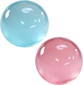 Coconut Oil Squishy, Coconut Oil Stress Ball – Super Soft, Handmade Slow Rising Fidget Squeeze Toy for Stress Relief, Squeeze the Stress Away (Blue+Pink)