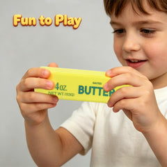 2 Pack Butter Squishy Toys Slow Rising Soft Squeeze Toy Stress Relief Fidget Toys for Kids Party Favors Birthday Gifts Adults Office Desk Toys (Gold)