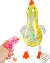 Cute Duck Sugar Squishy Stress Ball, Ultra Soft Slow Rise Sensory Fidget Toy, Stretchy Anxiety Relief Squeeze Ball for Adults, Moldable Decompression Dough Stress Balls, Easter Gift(Yellow)