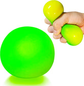 Squishy Stress Balls for Kids and Adults (1 Pack) Stretchy Dough Ball Squeeze Fidget Toy, Funny and Soft Change Color Squeeze Ball, Squish Balls, Ideal for Anxiety Relief, Autism, ADHD (Green)