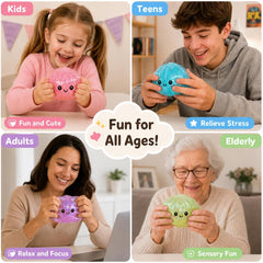 Blue Dumpling Squishies New Mystery Squishies Dumpling with Box Stress Relief Balls Sensory Toys Desk Squeeze Toys Gift