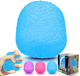 Squishies Squeeze Toys, Textured Stress Balls Gumdrop Fidget Toys for Kids and Adults, Sensory Toys Squeeze Balls for Stress Relief, Birthday Gift, Easter Basket Stuffers Party Favors (Blue)