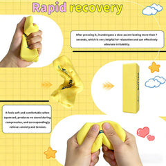 Slow Rising Squishy Butter Squeeze Toys Pack Sensory Stress Relief Squishies Soft & Stretchy Fidget Toys for Anxiety Relief Party Favors Squishy Butter (1pc)