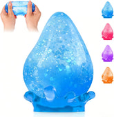 Dream Squishy Drop Stress Ball,Water Drop Fidget Stress Ball, Malt Sugar Balls Sensory for Relief Anxiety,Suitable As Birthday Gifts,, Or Rewards (Blue)