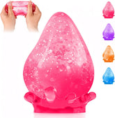 Dream Squishy Drop Stress Ball,Water Drop Fidget Stress Ball,Malt Sugar Balls Sensory for Relief Anxiety,, Or Rewards (Pink)