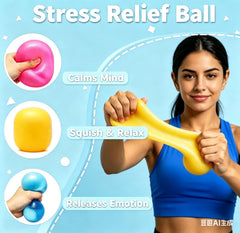 Gum Drop Squeeze Color Changing Squishy, Slow Stress Balls Fidget Sensory Toys for Adults,Gum Drop Shape Fidgets for Pull Stretch Squishy Toy (Blue)