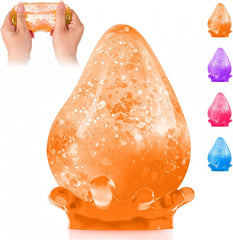 Dream Squishy Drop Stress Ball,Water Drop Fidget Stress Ball, Malt Sugar Balls Sensory for Relief Anxiety,Suitable As Birthday Gifts,, Or Rewards (Orange)