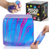 Stress Balls, Squishy Stress Cube for Kids Adults, Squishy Slow Rising Fidget Cube Sensory Toys for Anxiety Stress Relief, High Density Ice Squeeze Ball Cubes for Adults Kids. (Pink)