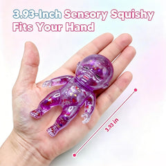 Baby Squishy Toys,Squishy Babies Glittery,Sugar Baby Squishy,Sugar Swaps Squishies Babies Sensory Fidget for Stress Relief,& Teens Adults, Party Favors Gifts