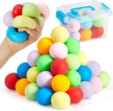 JOYIN 24 Pack Slow Rising Stress Balls, Squishy Sensory Fidget Toys, Hand Therapy Balls for Anxiety Relief, Classroom Prize Box Toys for Kids, Goodie Bag Stuffers, Party Favors