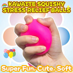 Squishy Dough Stress Ball for Kids (1 Pack) Squish Fidget Toys for Adults, Stretchy and Squeeze, Squishy Pink Stress Relief Balls, Ideal for Teens Anxiety, Autism, ADHD, Special Needs