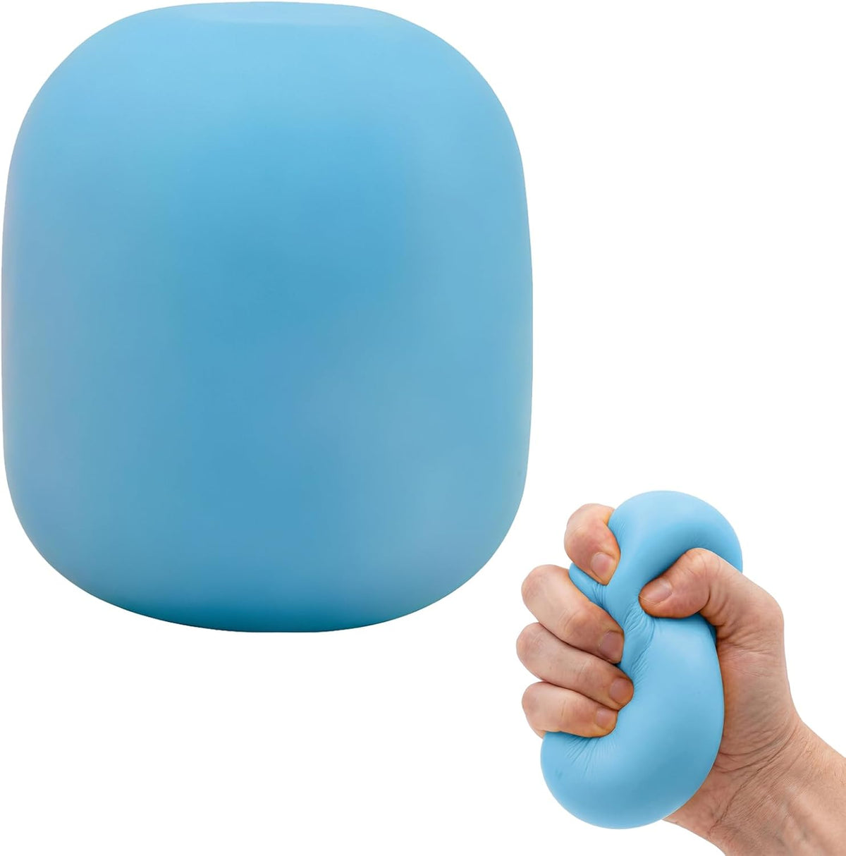 Gum Drop Squeeze Color Changing Squishy, Slow Stress Balls Fidget Sensory Toys for Adults,Gum Drop Shape Fidgets for Pull Stretch Squishy Toy (Blue)