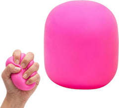 Squeeze Color Changing Squishy Soft Square Malt Sugar Filled Slow Stress Balls, Color Changing Squishy Sensory Toy, Anxiety Relief Shape Fidgets for Pull Stretch Squishy Toy (Pink)