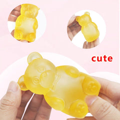 5PCS Valentines Day Gummy Bear Toys |Sugar Filled Bear Squishy Toys|Gel Ultra Squishies High Density Squeeze Balls | Valentine's Party Favors Classroom Prize Party Favors Toys Tall 3.5 Inches