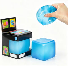 Premium Big Block Cube ,Ice Cube Squishies Toys,Durable, Slow-Rebound fingertip Exquisite Spherical ice Cube with boxGift-Ready (Blue)