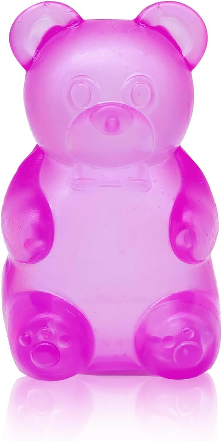 Gummy Bear Toy, Sugar Filled Squishy Toys for Kids Stress Relief - High Density Squeeze Balls for Students Calming - Ultra-Soft Decompression Venting Toys