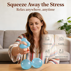 Coconut Oil Squishy, Coconut Oil Slow Rising Squeeze Stress Ball Clear Jelly Bubblegum Texture Coconut Oil Squishy Toy (Blue)