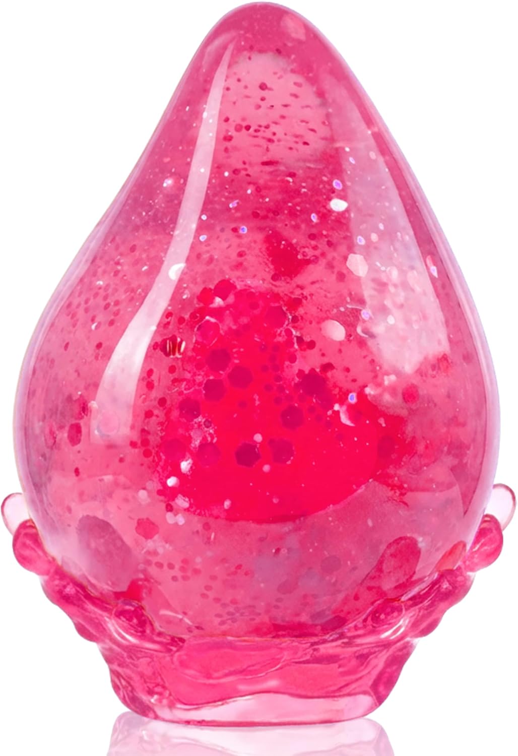 Squishy Drop Stress Balls for Kids Adults Squeeze Toys, Soft Drop Malt Sugar Balls Relieve Stress, Fidget Silicone Sensory Toys for Autism/ADHD, Stretchy Squishies Anxiety Relief Toys for Gifts (Pink)