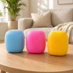 Squeeze Color Changing Squishy Soft Square Malt Sugar Filled Slow Stress Balls, Color Changing Squishy Sensory Toy, Anxiety Relief Shape Fidgets for Pull Stretch Squishy Toy (Pink)