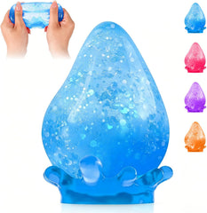 Dream Squishy Drop Stress Ball,Water Drop Fidget Stress Ball, Malt Sugar Balls Sensory for Relief Anxiety,Suitable As Birthday Gifts,, Or Rewards (Blue)