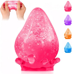 Dream Squishy Drop Stress Ball,Water Drop Fidget Stress Ball,Malt Sugar Balls Sensory for Relief Anxiety,, Or Rewards (Pink)