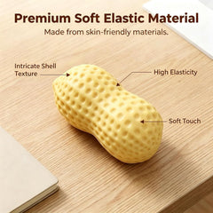 Peanut Squishies, Peanut Shaped Squish Balls,Squeeze Dough Ball ,Soft Stress Relief Sensory Fidget Toys,Soft Stress Relief Sensory Fidget Toys for Adults Anxiety Relief Hand Relax