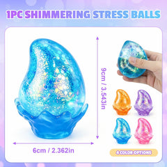 Squishy Stress Balls,Cube Squishies Anxiety Stress Relief Ice Squishy Malt Sugar Balls,Soft Sensory Calming Toys for Kids Teens, Party Favors & Classroom Prizes for Kids - Blue